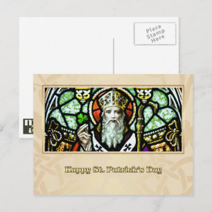 Saint Patrick's Day Blessings Religious  Postcard