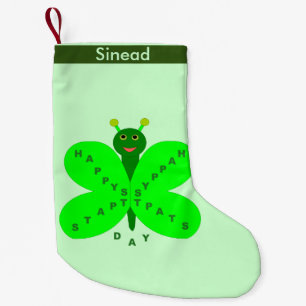 Saint Patrick's Day Butterfly Custom Stocking
