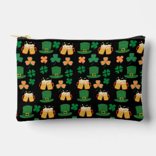 Saint patrick's day celtic, irish funny pattern accessory pouch