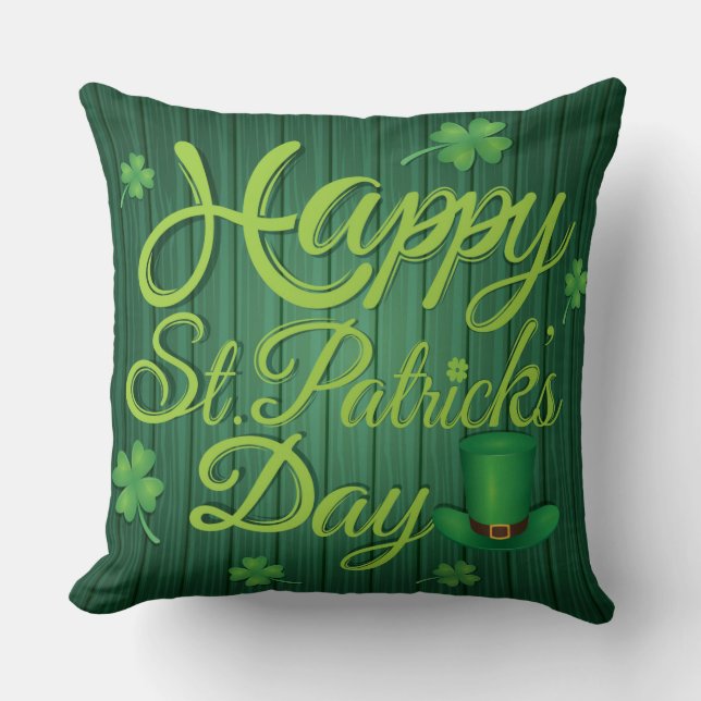Saint Patrick's Day/ Coussin de la Grève Verte (Recto)