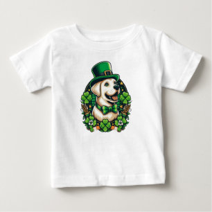Saint Patrick's Day Cute Dog Baby T-Shirt