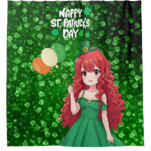 Saint Patrick's day cute, Irish anime lass