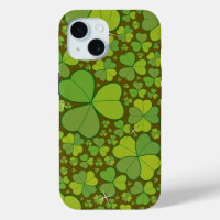 Saint Patrick's Day Green Shamrock Clover Pattern