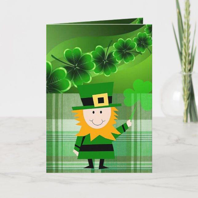 Saint Patrick's Day Greeting Card (Front)
