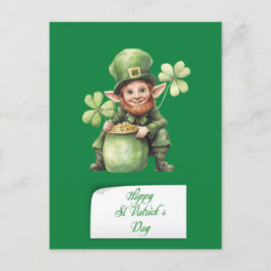 Saint Patrick's Day Holiday Postcard