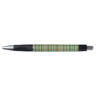 Saint Patrick's day Ireland Flag coloured gingham Pen