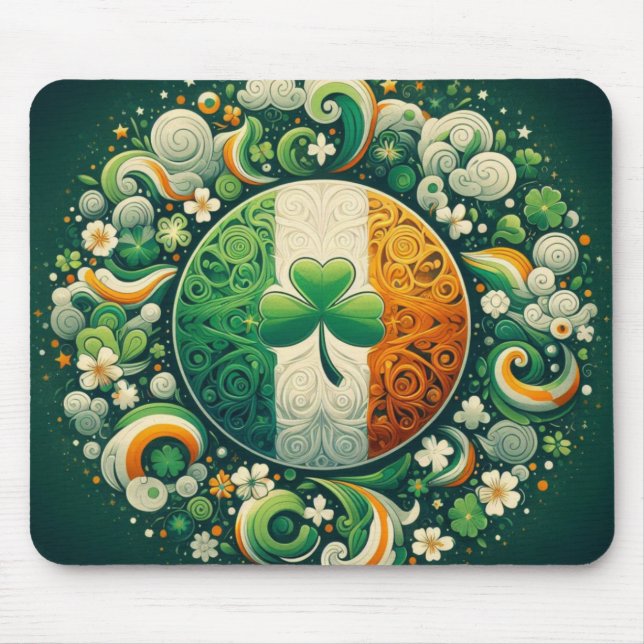 Saint Patrick's day/Ireland/Irish  Mouse Pad (Front)