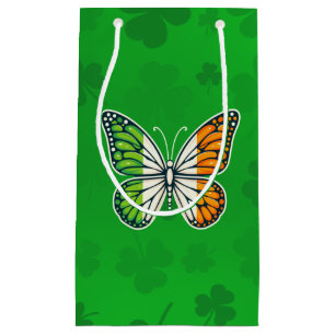 Saint Patrick's Day Irish butterfly Small Gift Bag