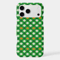 Saint Patrick's Day Irish colored argyle