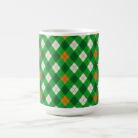 Saint Patrick's Day Irish colored argyle