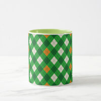 Saint Patrick's Day Irish colored argyle