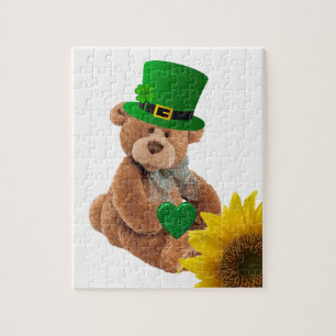 Saint Patrick's Day Jigsaw Puzzle Teddy Bear