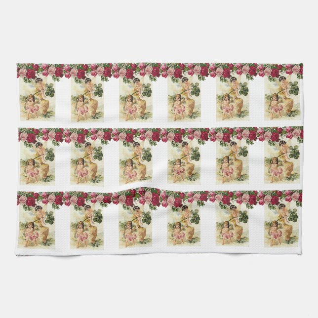 Saint Patrick's Day Kitchen Hand Towel (Horizontal)