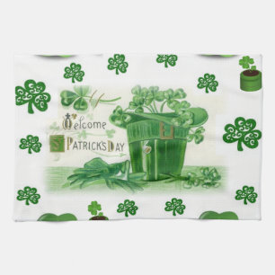 Saint Patrick's Day Kitchen Hand Towel