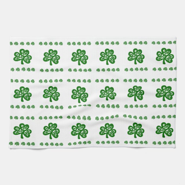 Saint Patrick's Day Kitchen Hand Towel (Horizontal)