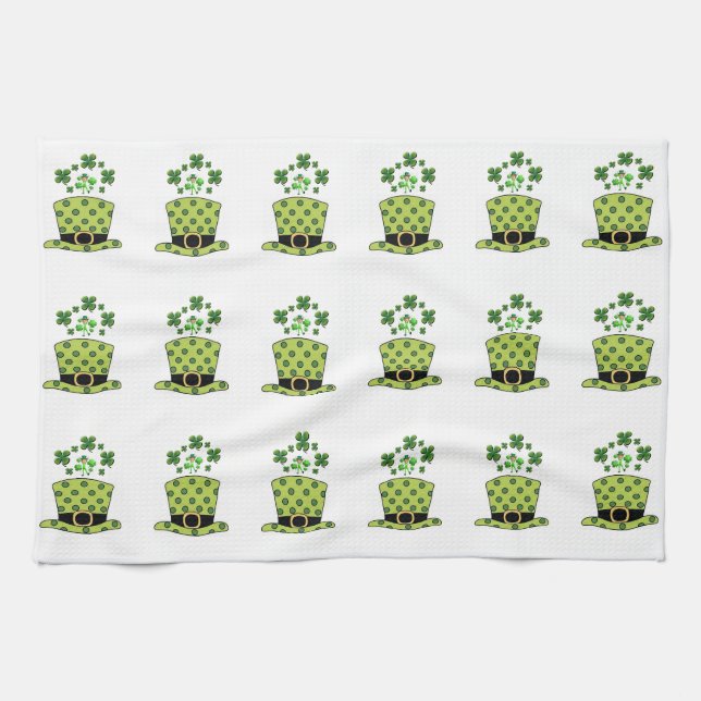 Saint Patrick's Day Kitchen Hand Towel (Horizontal)