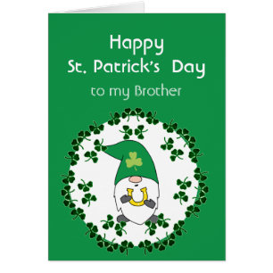 Saint Patrick's Day Leprechaun Luck Brother