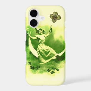 SAINT PATRICK'S DAY LUNE LADY AVEC SHAMROCK