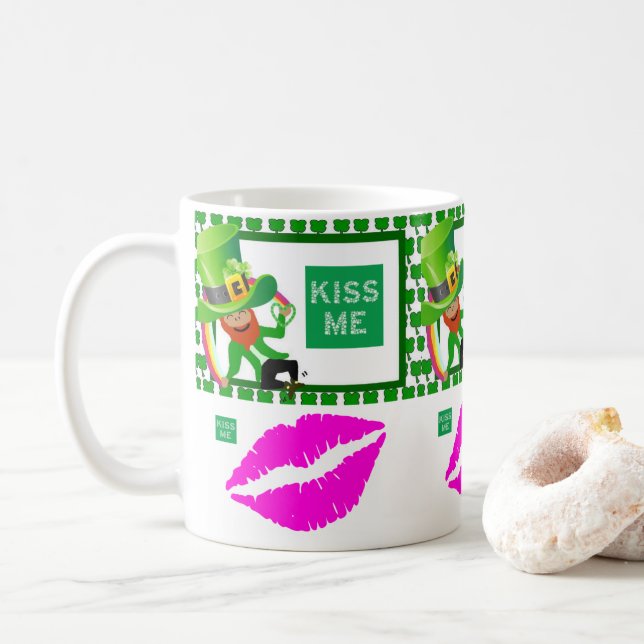 Saint Patrick's Day Mug (With Donut)