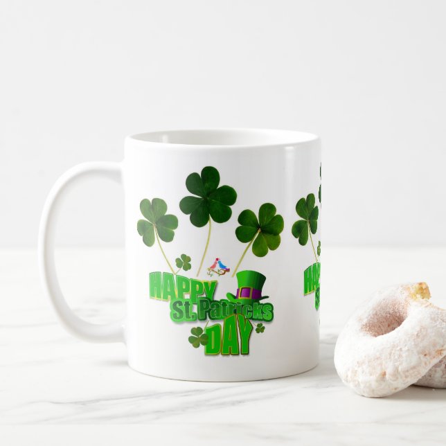 Saint Patrick's Day Mug (With Donut)