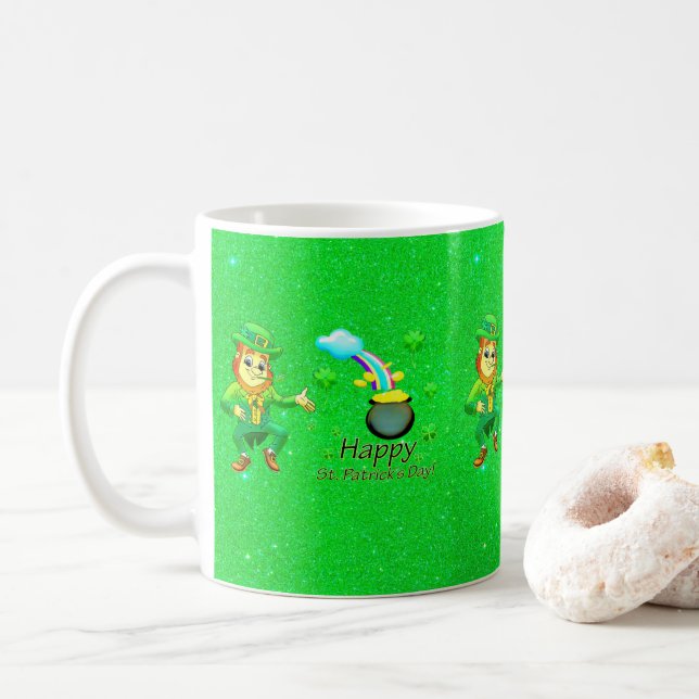 Saint Patrick's Day Mug (With Donut)