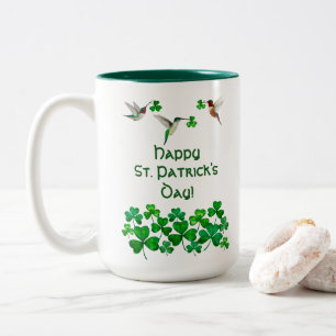 Saint-Patrick's Day Mug à café à deux tons