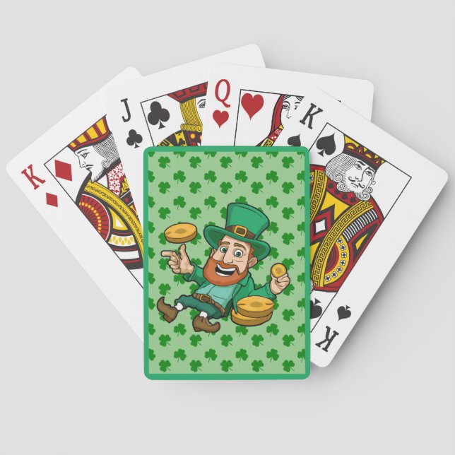 Saint Patrick&#x27;s day    Playing Cards (Back)