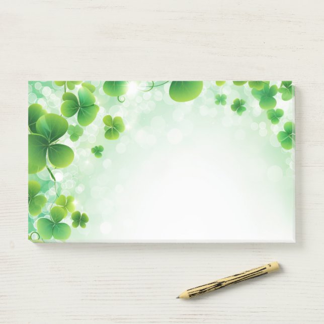 Saint Patrick's Day Post-it-Notes Post-it Notes (On Desk)