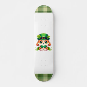 Saint Patricks' Day puppy  Skateboard