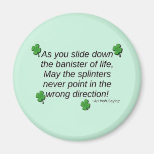Saint Patrick's Day Saying Magnet