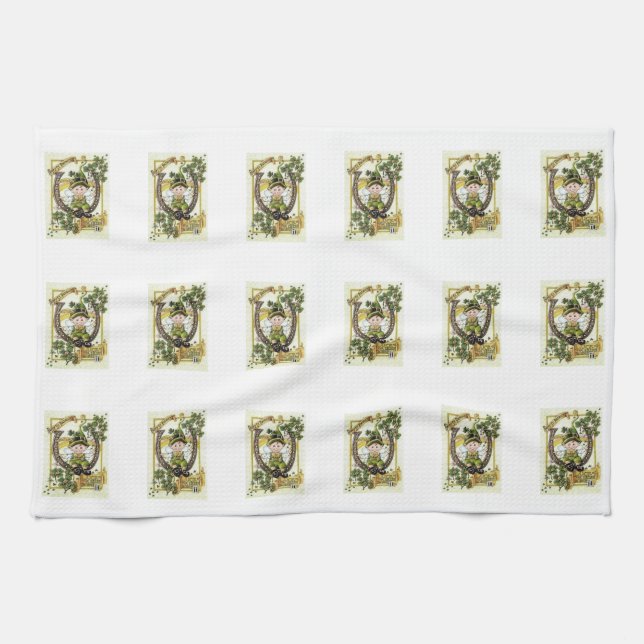 Saint Patrick's Day Serviette à main (Horizontal)