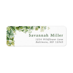 Saint Patrick's Day Shamrock Lucky 4 feuille Clove