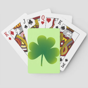 Saint Patrick's Day Shamrock Playing Cards