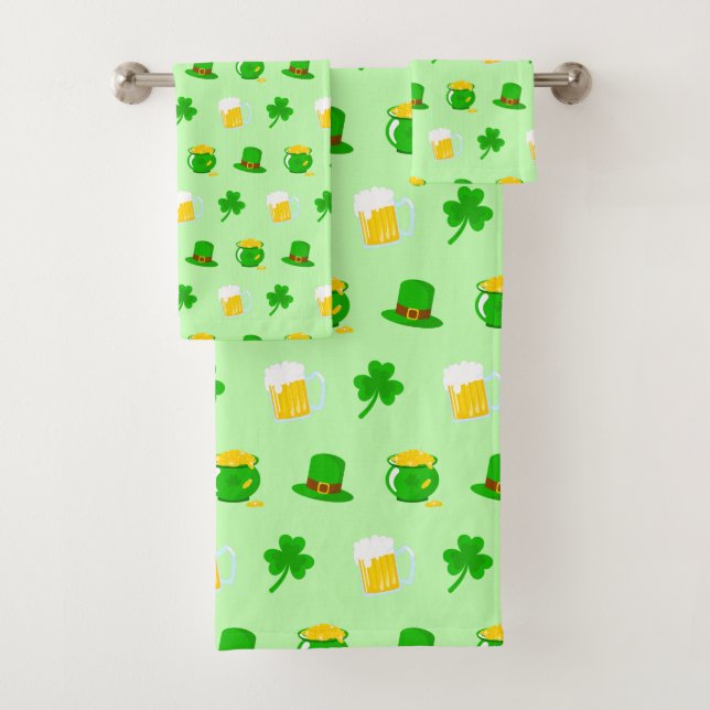 Saint Patrick's Day Shamrock Pot of Gold Celtic Kn (En situation)