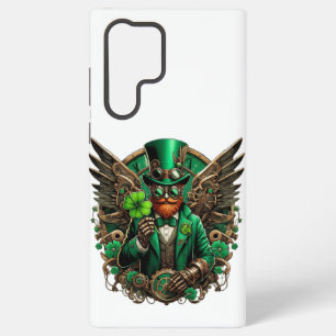Saint Patrick's Day steampunk clover Samsung Galaxy Case