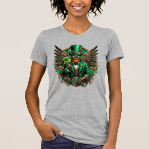 Saint Patrick's Day steampunk clover T-Shirt