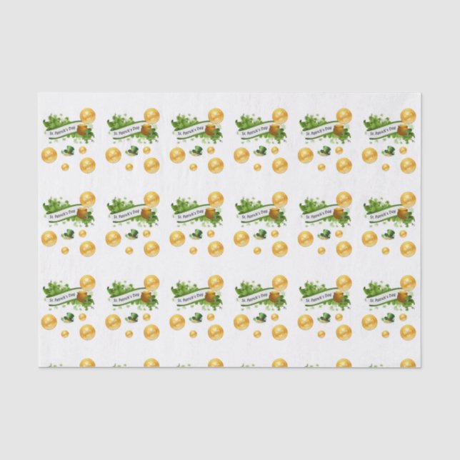 Saint Patrick's Day Tissue Paper (Front)