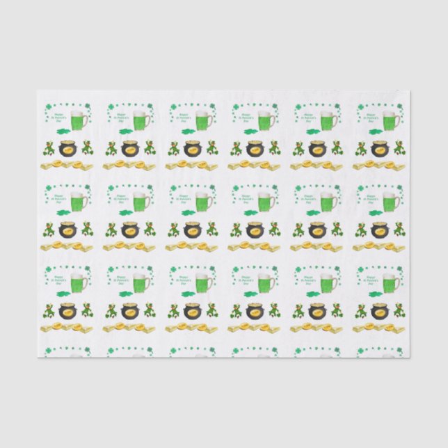 Saint Patrick's Day Tissue Paper (Front)