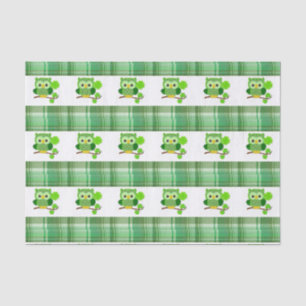Saint Patrick's Day Tissue Paper Owl