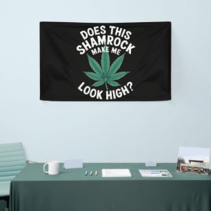 Saint Patricks Funny Party for Guys Great Parade Banner