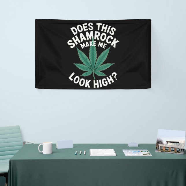 Saint Patricks Funny Party for Guys Great Parade  Banner (Tradeshow)