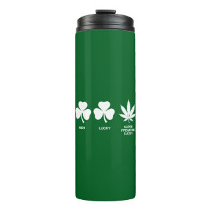 Saint Patricks Funny Party for Guys Thermal Tumbler