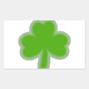 Saint Patrick's Shamrock Drawing Sticker