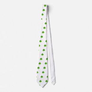 Saint Patrick's Shamrock Drawing Tie