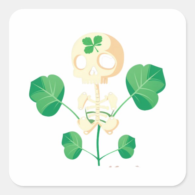 Saint Patricks Shenanigans Square Sticker (Front)