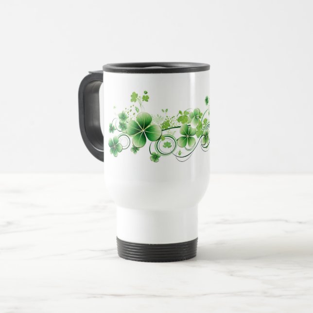 Saint Patrick's Travel Mug (Front Left)
