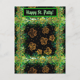 Saint Patty Art Postcard