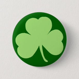 Saint Pattys Day Shamrock 2 Inch Round Button
