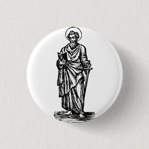 Saint Paul Apostle to the Gentiles 1 Inch Round Button