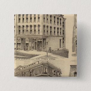 Saint Paul Business College, Minnesota 2 Inch Square Button